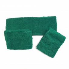 Sweatbands 3pc Green