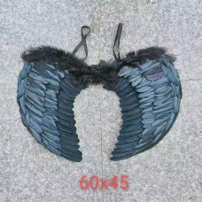 Black Angel Wings small