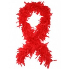 Feather boa Red 1.8m