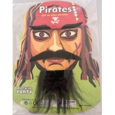 Pirate moustache sticker Pirate moustache sticker