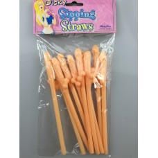 Penis Straws natural 10pc