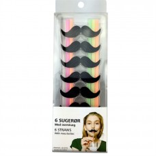 Moustache Straws Black Moustache Straws Black