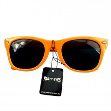 80's orange party glasses