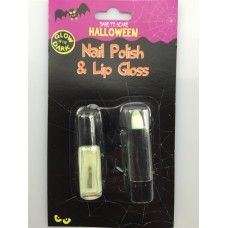 Nail polish & Lip Gloss Glow