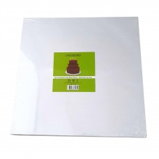 Compressed Cake Board Square - white 12" 2mm Compressed Cake Board Square - white 12" 2mm