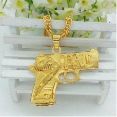 Gun Necklace Gold Gun Necklace Gold
