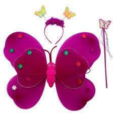 Double layer butterfly wings- 3pc