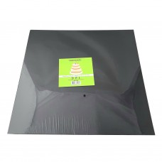 Cake Board Square - Black Foil 14" 4mm Cake Board Square - Black Foil 14" 4mm