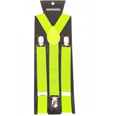 Plain Suspenders [Colour: Neon Yellow]