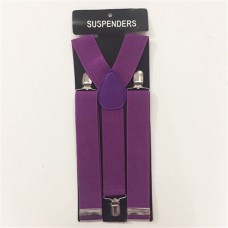 Plain Suspenders [Colour: purple]