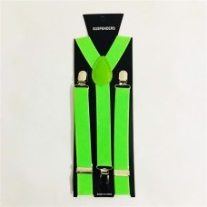 Plain Suspenders [Colour: Green]