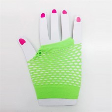 Fishnet Glove short [Colour: Green]