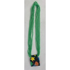 Metallic ball chain 84mm GREEN