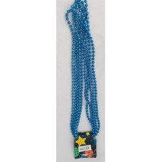 Metallic ball chain 84mm BLUE