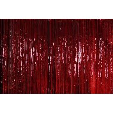 Tinsel Curtain [Colour: red]