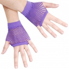 Fishnet Glove short [Colour: purple]