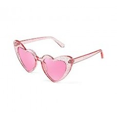 Clear pink glasses
